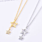 Zircon Star Alloy Necklace Hollow Elegant Clavicle Chain Simple Tassel Necklace