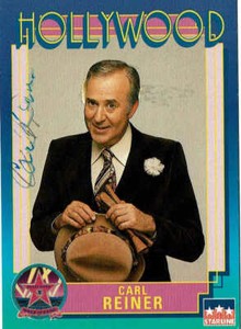 CARL REINER (+2020) - Comedian - Hollywood Walk of Fame Autograph Trading Card