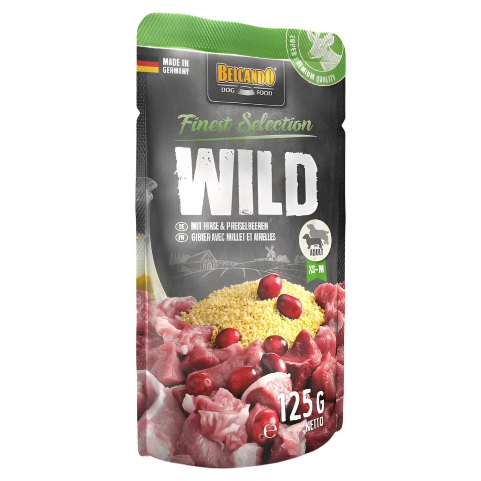 Belcando Wild mit Hirse & Preiselbeeren 125 g, Hundefutter, NEU - Bild 1 von 1