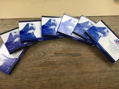 7 United States US MINT 50 State Quarters Proof Sets 2001-2007 with COA's - Image 1 of 3