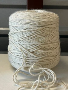 Lot 6 Cone Spool Bulky Huarizo Alpaca Wool Yarn 2lb 3oz 1000gr 2015 Cream B - Bild 1 von 6