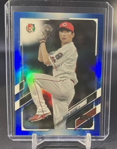 Daichi Ohsera 2021 Topps Nippon NPB Baseball BLUE HOLO FOIL SSP #d /50 - Picture 1 of 3