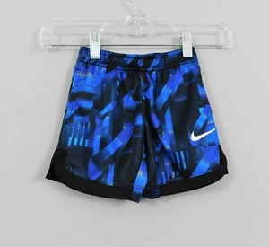 Nike Dri-fit Toddler Boy Shorts, Size 2T, Blue, Black, New - Picture 1 of 3