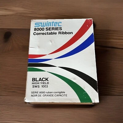 Swintec 8000 Series Correctable Cassette Ribbon (Black) SWS 1003 High Yield NOS - Image 1 of 4