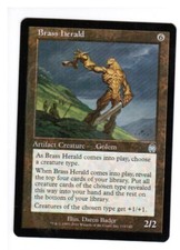 1x Brass Herald Apocalypse MTG Fresh Pack NM Magic the Gathering Commander