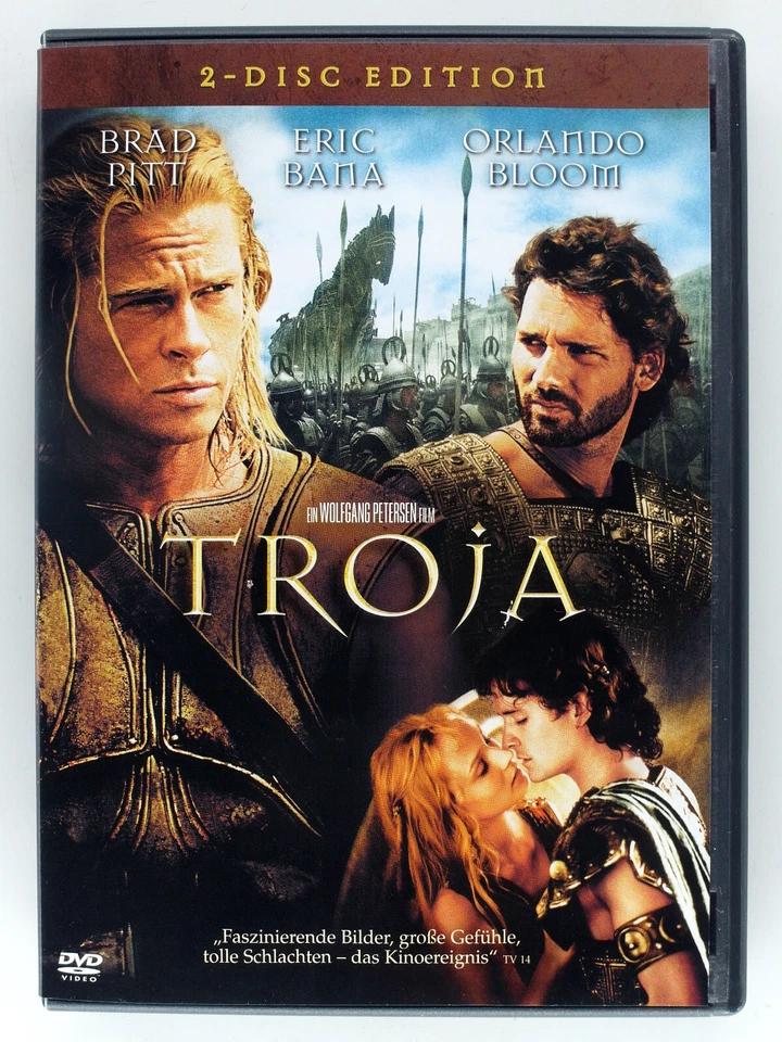 Troja - Brad Pitt, E. Bama, Orlando Bloom, Diane Kruger, P. O'Toole, W. Petersen - Bild 1 von 1