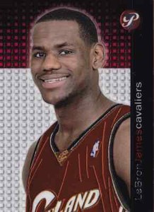 2003-04 Topps Pristine LEBRON JAMES Mini RC Rookie Card #PM21