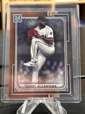 SANDY ALCANTARA 2023 TOPPS MUSEUM COLLECTION COPPER PARALLEL MARLINS - Image 1 of 2