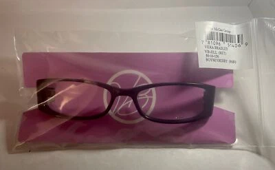 Marco de gafas Vera Bradley Jill BsB Boysenberry rectangular 50-16-130 mm nuevo en paquete Foto 1 de 4