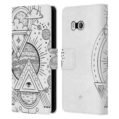 OFFICIAL HAROULITA MAGICK - TAROT - MYSTICAL LEATHER BOOK CASE FOR HTC PHONES 1 - Image 1 of 4