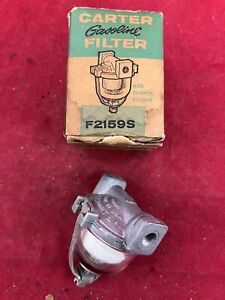 Carter Fuel Filter With Glass Bowl (Model No. F2159S) -NOS