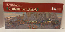 Springbok Hallmark Christmastown USA Panoramic 700 Pc Jigsaw Puzzle Complete