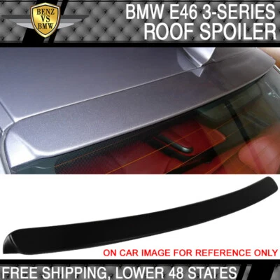 Fits 99-05 BMW 3 Series E46 4Dr AC Style Roof Spoiler Wing Lip Unpainted ABS - Изображение 1 из 4