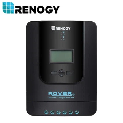 RENOGY 20A MPPT Laderegler 12V/24V Rover Li Mit LCD-Bildschirm Für Solarbatterie - Bild 1 von 4
