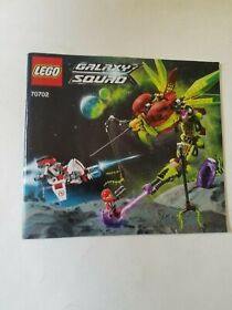 Galaxy Squad #70702 - Lego - Manuals Only - about 8" x 8.5" - Lego Manual