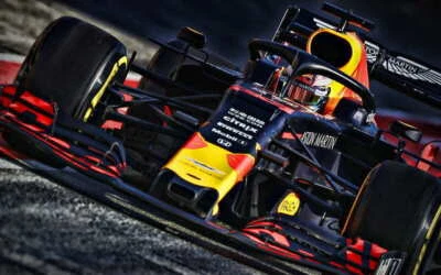 F1 Max Verstappen RED BULL RACING RACE CAR WALL ART COVER 30x20 Inch Canvas - Image 1 of 4