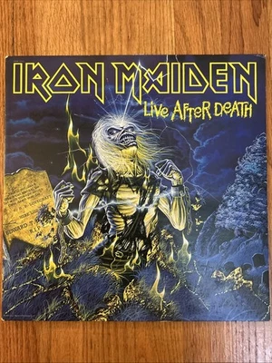 1985 IRON MAIDEN "Live After Death" Capitol 2-LP Vinyl original 1985 - Image 1 of 4