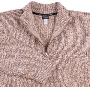 Paul & Shark CASHMERE Limited Edition 43/94 - Beige Knit 1/4 Zip Sweater XXL - Picture 1 of 7