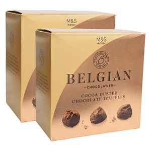 M&S Cocoa Dusted Chocolate Belgian Truffles 260g - Pack Of 2 - Picture 1 of 5