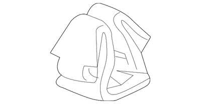 Clip deflector original Jaguar C2C18530 Foto 1 de 2