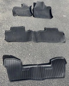 Genuine OEM Honda Pilot High Wall All Season Floor Mat Set Mats 2016 - 2022 Deep - Picture 1 of 6