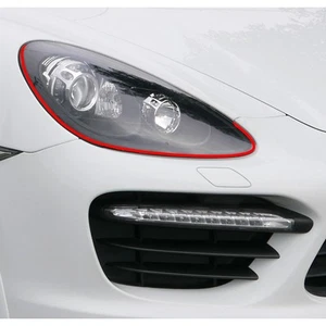 Devil Eye® Scheinwerfer Streifen für Cayenne 9PA 92A 911 Turbo Style Rot KX004 - Picture 1 of 7