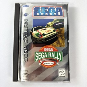 Sega Rally Championship Sega Saturn CIB Complete in Box Reg Card EXCELLENT DISC