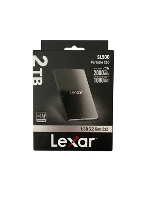 Lexar SL500 Externe SSD 2TB | USB 3.2 Gen2x2 | bis zu 2000 MB/s | NEU - Bild 1 von 4
