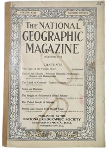 Antique VTG National Geographic Magazine December 1912 Vol. 23, #12 Collectible - Imagen 1 de 12