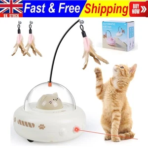 Automatic Cat Toys Interactive Smart Teasing Pet LED Laser Indoor Cat Toy - Picture 1 of 16