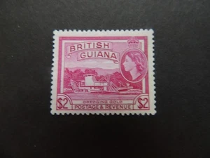 1954-63 British Guiana $2 Purple Unused NO GUM - Picture 1 of 2