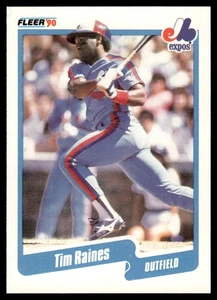 1990 Fleer Tim Raines Montreal Expos #359 - Picture 1 of 2