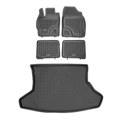 Rezaw-Plast Floor Mats for Toyota Prius 2010-2015 PE Trunk Mat Custom Fit Black Foto 1 de 4