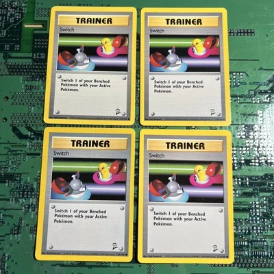 Switch 123/130 Base Set 2 Trainer Pokemon Card WOTC Vintage 4 - Image 1 of 4