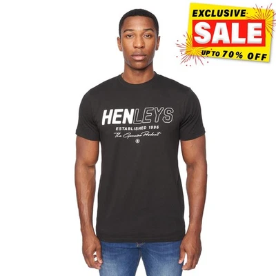 Henleys Melvern Hombre Elegante Informal Diario Comodidad Cuello - Imagen 1 de 4
