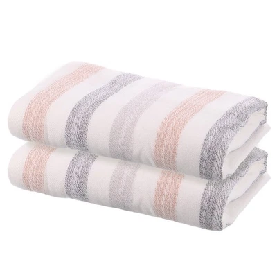 2 Piezas Toallas de Mano Gimnasio 2 Colores Toallas 13 x 29 Pulgadas para Gimnasio (Raya Arco Iris) Foto 1 de 4