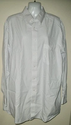 #419 ENRO Ultra Pin Point 17 1/2 alto 35 36 blanco azul raya Foto 1 de 4