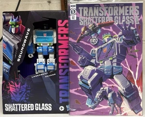 Transformers Hasbro Pulse Exclusive Shattered Glass Voyager Class Soundwave MISB - Picture 1 of 8