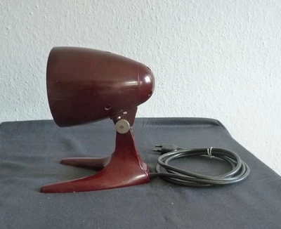 alte Schreibtischlampe / Nachttischlampe / Leuchte  -  Bakelit   braun   /   2 - Bild 1 von 4