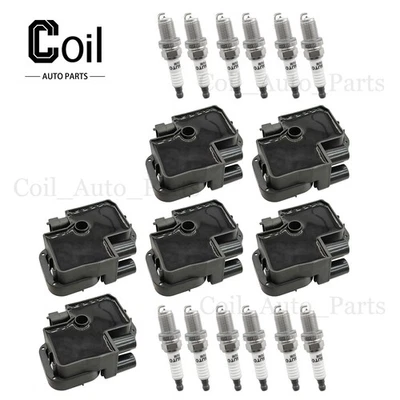 Kit de bobina de encendido 6 piezas para SLK320 ML320 E320 CLK320 C320 Mercedes-Benz V6 3,2 L Foto 1 de 4