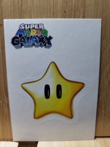 SUPER MARIO GALAXY 🏆2009 Enterplay #009 Sticker  🏆FREE POST