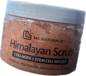 Himalayan Salt Scrub Foot and Body Infused with Collagen and Stem Cell Natural E