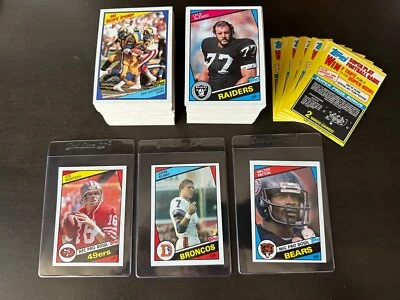🏈 1984 Topps Football #200-396 - SET BREAK - PICK A CARD - NEAR MINT 🏈 - Image 1 of 4