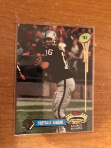 Stadium Football Legend 1992 George Blanda Oakland Raiders - Imagen 1 de 1