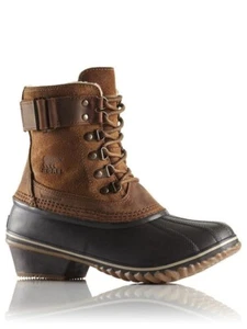 Sorel Z41119 Womens Brown Winter Fancy Lace II Waterproof Winter Boot Size 6M - Picture 1 of 5