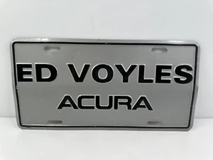 Vintage 1980’s Ed Voyles Acura Dealer Vanity License Plate Chambee GA USA HTF - Picture 1 of 2