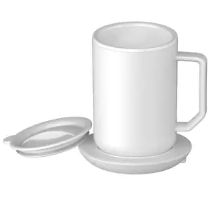 ionMug Kaffeebecher & Aufladen Kaffeebecher Wärmer Untersetzer, 12 Unzen Edelstahl - Bild 1 von 9