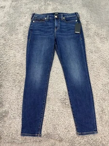 True Religion Jeans Womens 32x29 Jennie Curvy Mid Rise Super Skinny Denim NWT - Picture 1 of 13
