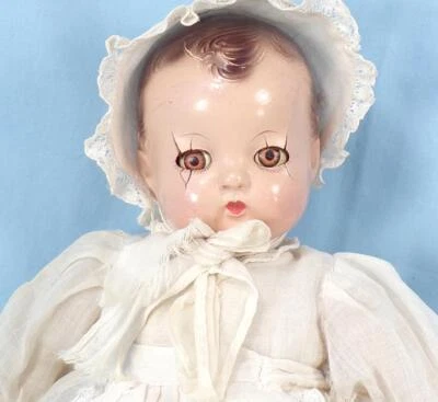 Muñeca Effanbee Patsy Patsyette Composición Bebé Cabeza Tela Cuerpo 10 pulgadas 1928 De Colección Foto 1 de 4