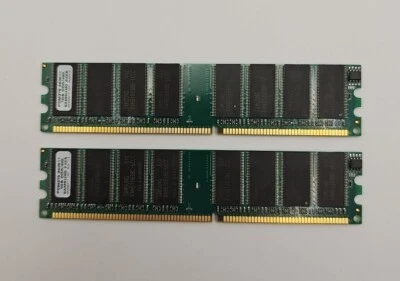 Samsung Memory 2GB (2x 1GB) "PCM376 063011 1GB DDR/400 SAMSUNG 64×8" Desktop  - Image 1 of 4